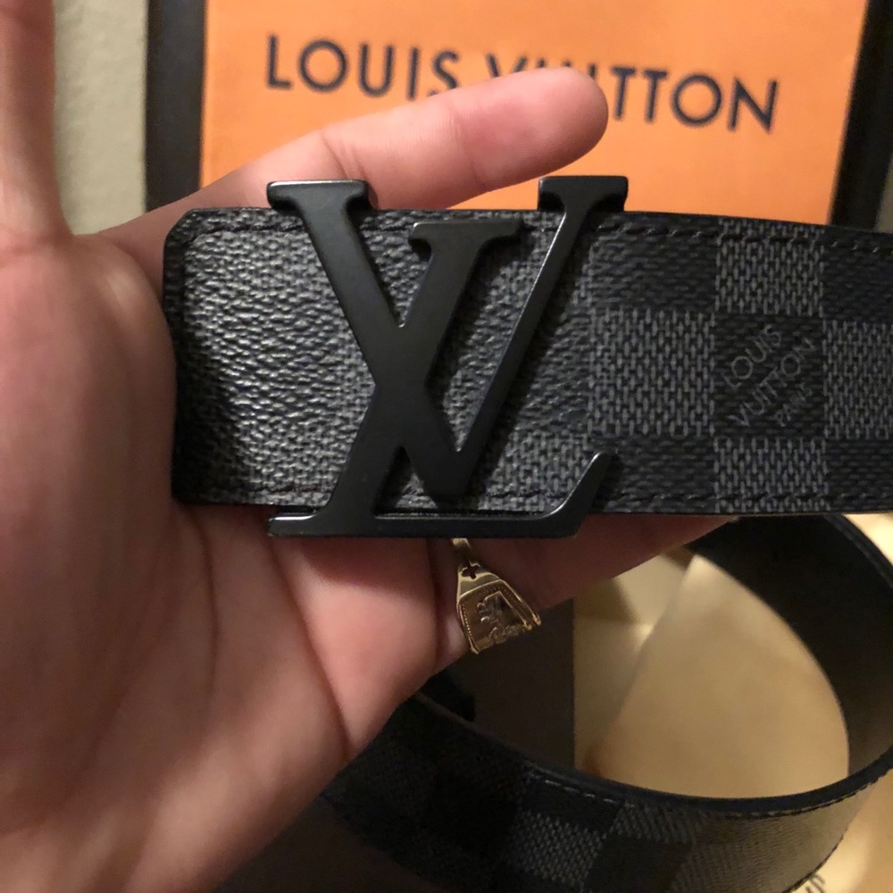 Louis Vuitton Damier Graphite Belt